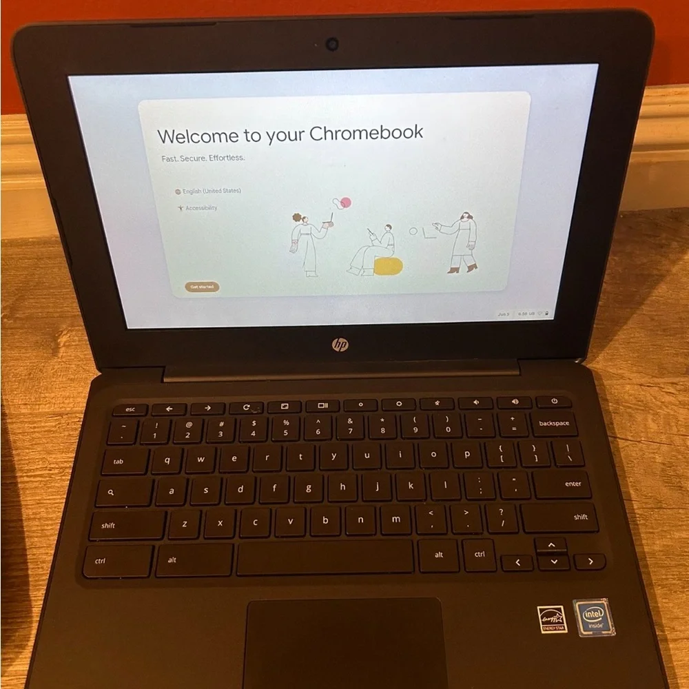 HP Chrome Laptop